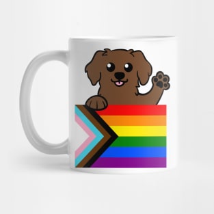 Love is Love Puppy - Brown Mug